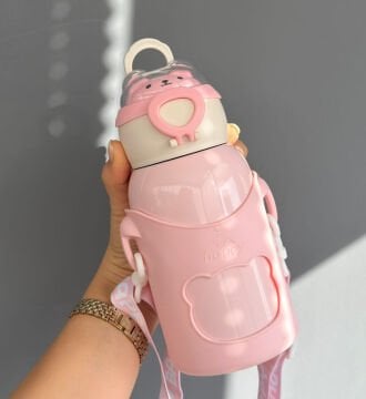 Happy Baby Model 500 ML Çelik Suluk Pembe