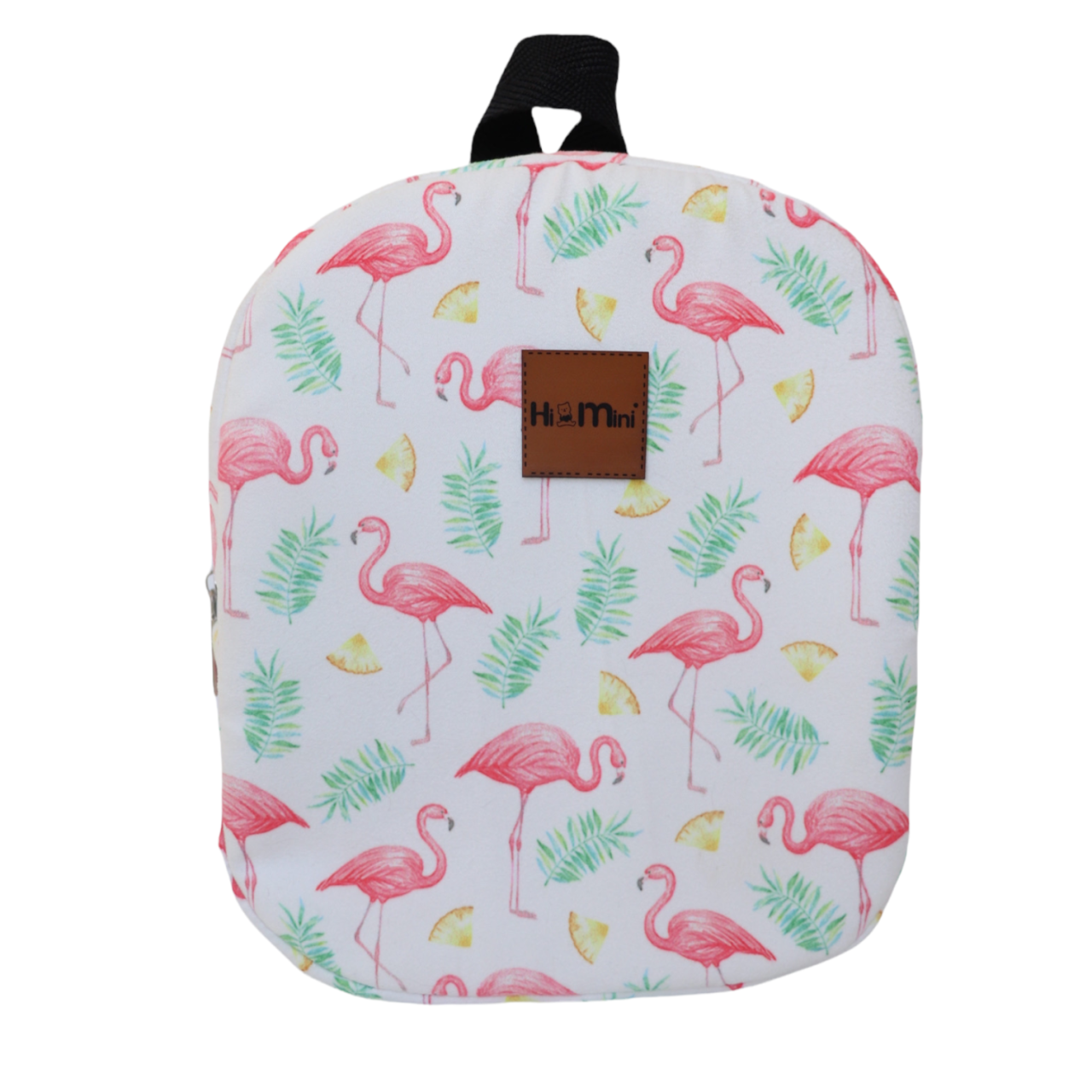 Pembe Flamingo Desenli Küçük Boy Çanta