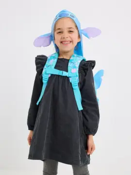 Smiggle - Stitch Junior Kapüşonlu Anaokulu Sırt Çantası
