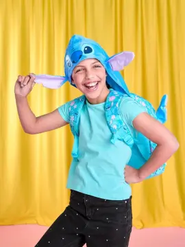 Smiggle - Stitch Junior Kapüşonlu Anaokulu Sırt Çantası