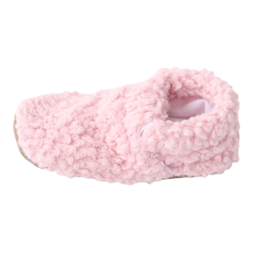 Teddy Pembe Kaydırmaz Patik