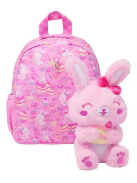 Smiggle - Out & About Çıkarılabilir Oyuncaklı Kreş Okul Sırt Çantası