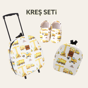 Kepçe Desenli Kreş Seti