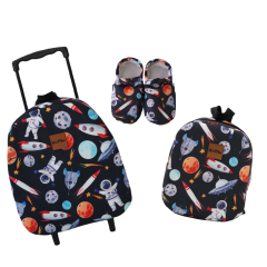 Astronot Desenli Kreş Seti