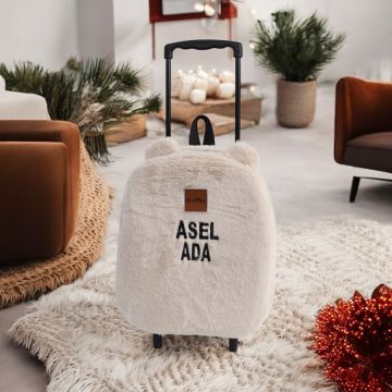 Rabbit Model Çekçekli Çanta Krem