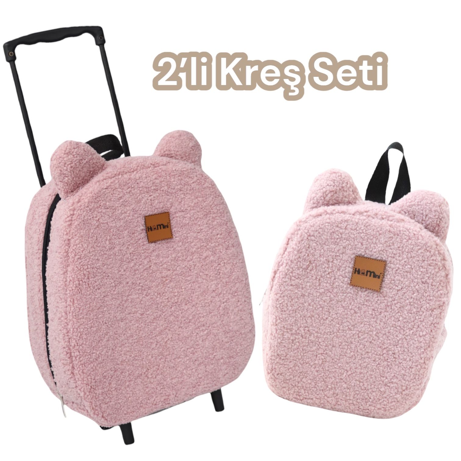 2'Lİ KREŞ SETİ TEDDY PEMBE