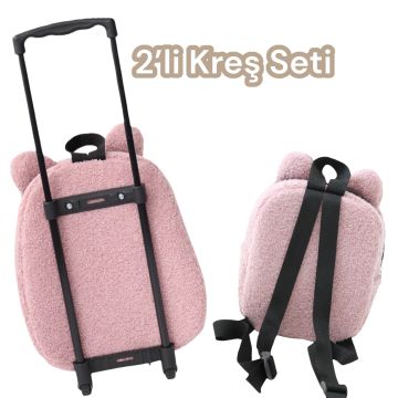 2'Lİ KREŞ SETİ TEDDY PEMBE