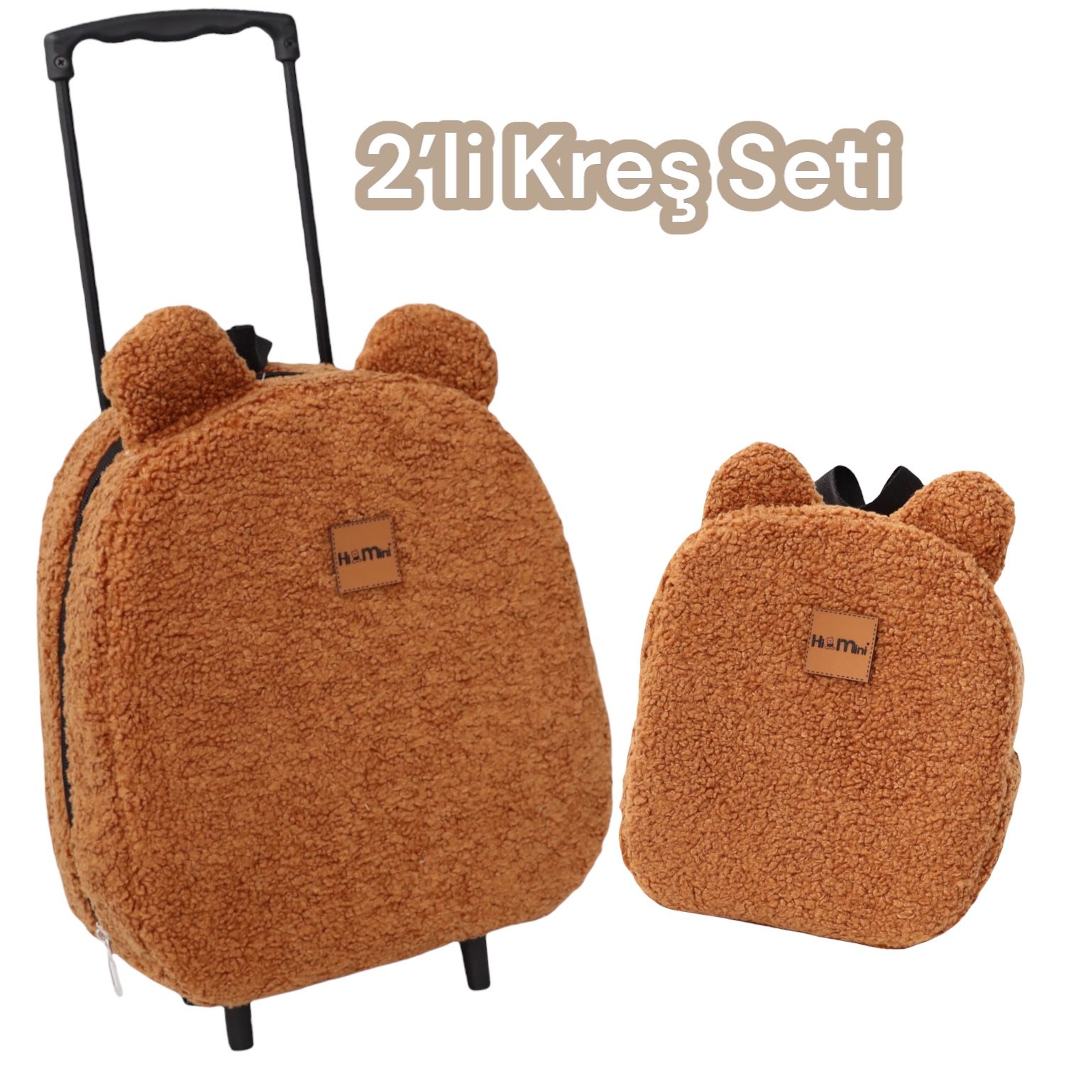 2'Lİ KREŞ SETİ TEDDY AÇIK KAHVE