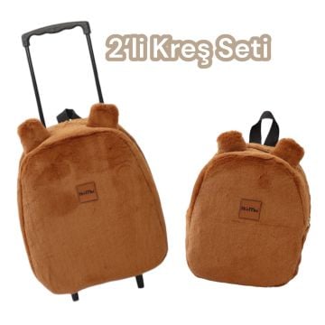 2'Lİ KREŞ SETİ RABBİT KAHVE