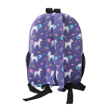 Mor Unicorn Desen İlkokul Seti