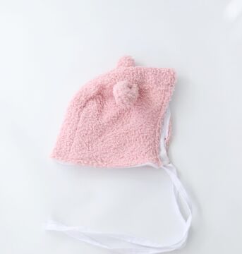 Teddy Çocuk Şapka Pembe