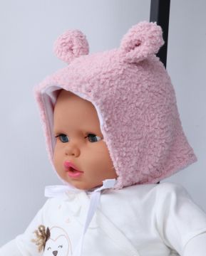 Teddy Çocuk Şapka Pembe