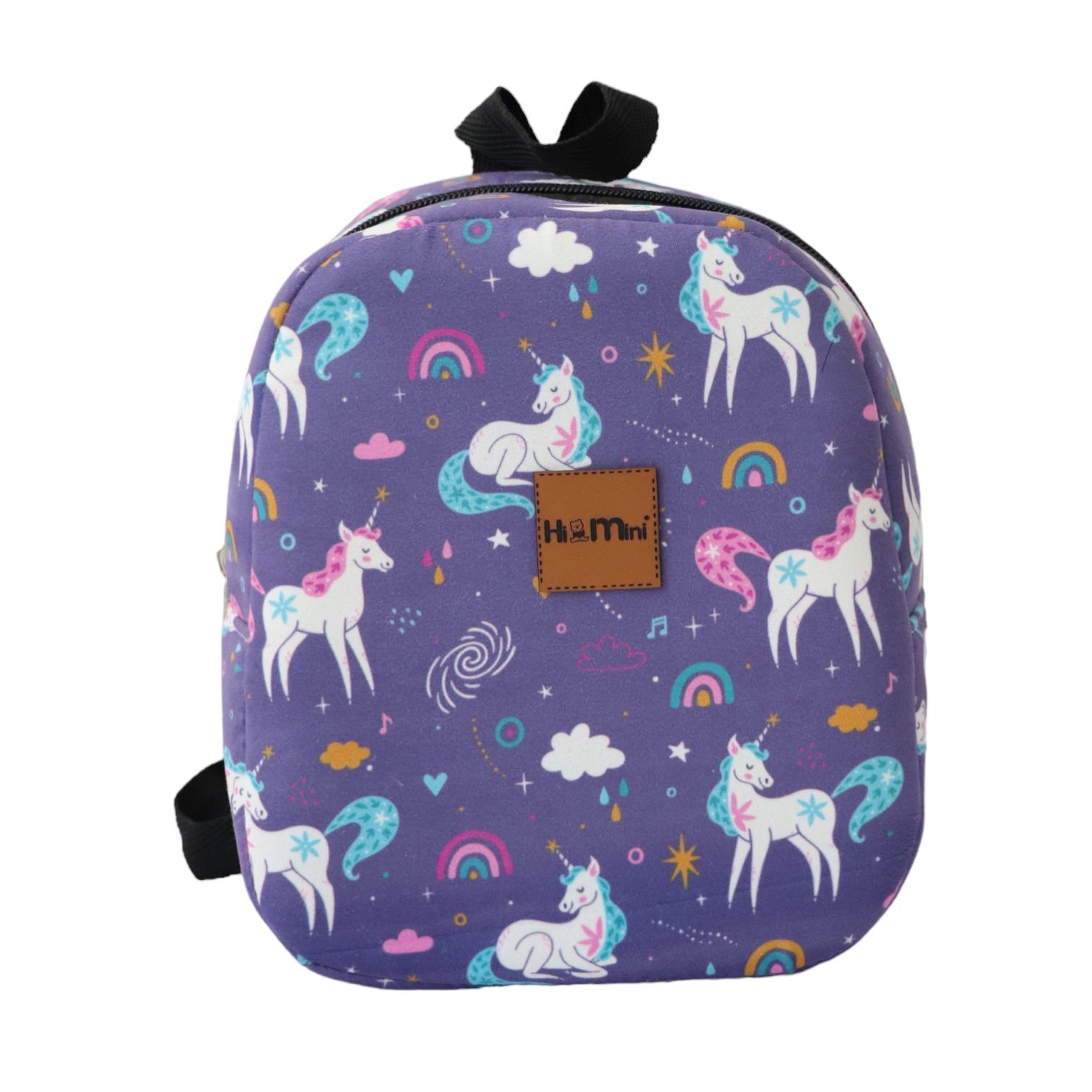 Mor Unicorn Desenli Küçük Boy Çanta