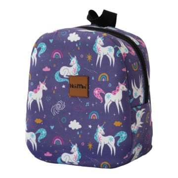 Mor Unicorn Desenli Küçük Boy Çanta