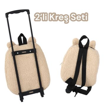 2'Lİ KREŞ SETİ TEDDY BEJ