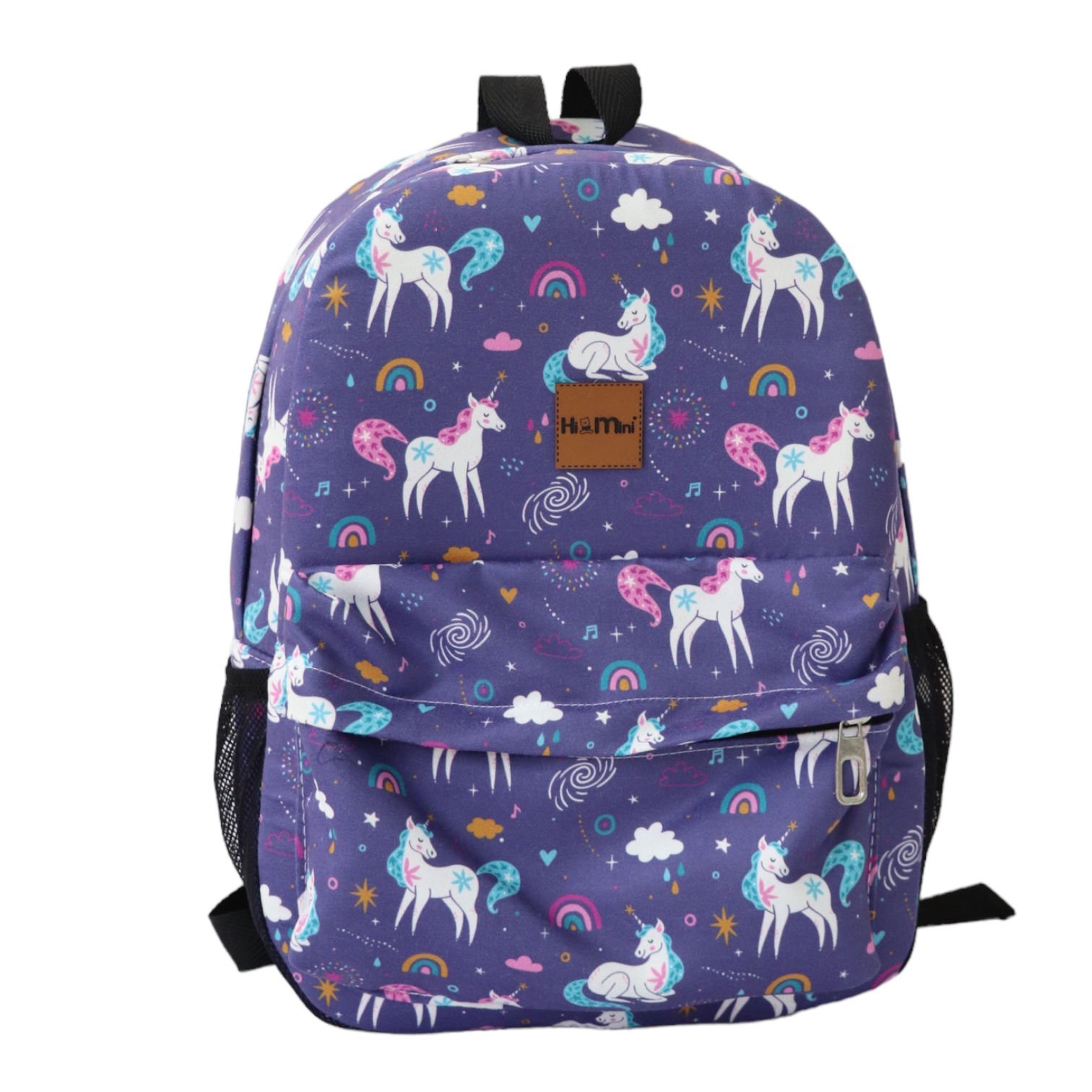 Mor Unicorn Desen İlkokul Çantası