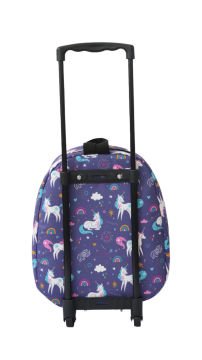 Mor Unicorn Desen Çekçekli Çanta