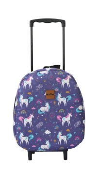 Mor Unicorn Desen Çekçekli Çanta