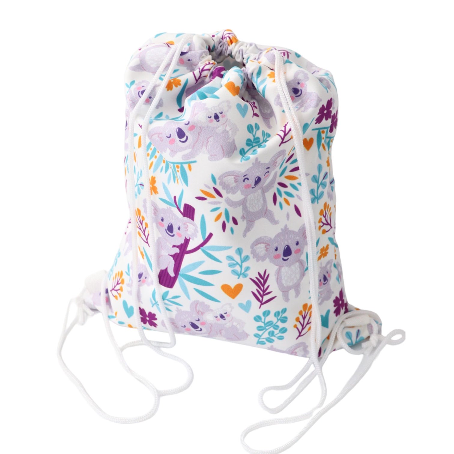 Mor Koala Desen Spor Çantası