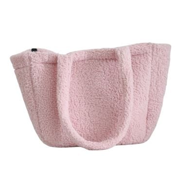 Teddy Pembe Kol Çantası