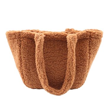 Teddy Açık Kahve  Kol Çantası