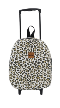 Leopar Desen Çekçekli Çanta
