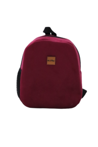 Bordo Kadife Desenli Büyük Boy Çanta