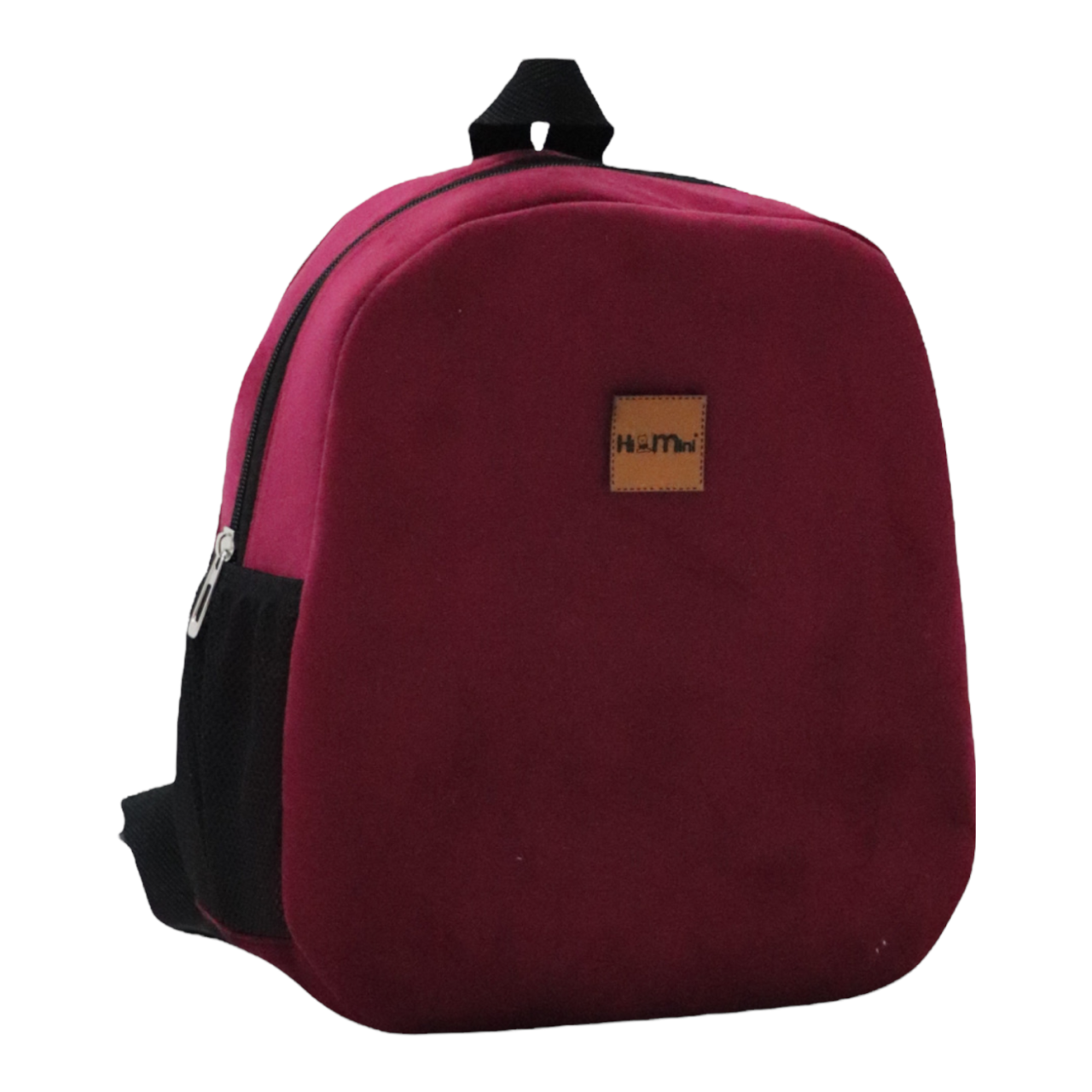 Bordo Kadife Desenli Büyük Boy Çanta