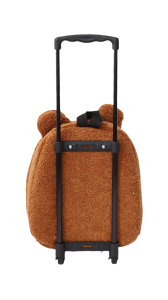 Teddy Desenli Çekçekli Çanta Açık Kahve