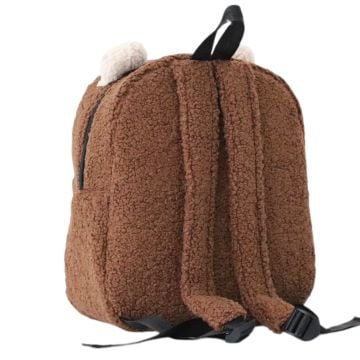 Teddy Yeni Model Koyu Kahve Anaokulu Boy Sırt Çantası