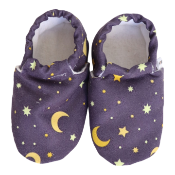 Gece Desen Patik - Kaydırmaz Taban Patik
