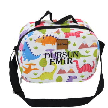 Yeni Dinozor Desen Beslenme Çantası