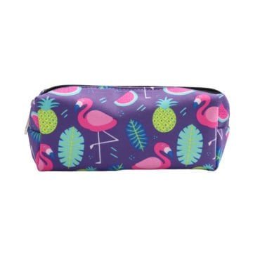 Mor Flamingo Desen Kalemlik