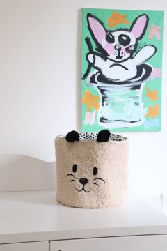 Teddy Organizer Sepet Bej Renk
