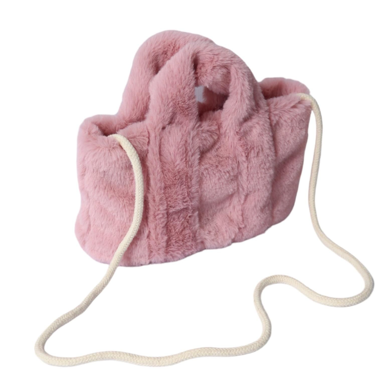 Rabbit Çapraz Askılı Çocuk Çantası Pembe