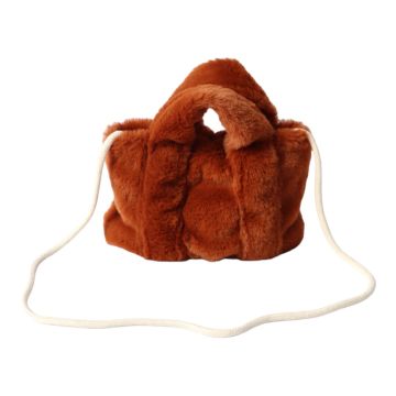 Rabbit Çapraz Askılı Çocuk Çantası Kahve