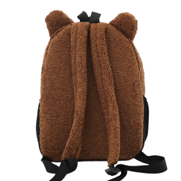 Koyu Kahve Teddy İlkokul Çantası