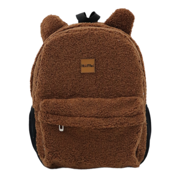 Koyu Kahve Teddy İlkokul Çantası