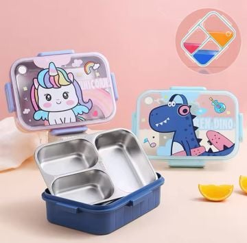 Unicorn Çelik Beslenme Kutusu Pembe