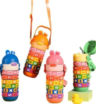 430 ML Çelik Termos Suluk Pembe