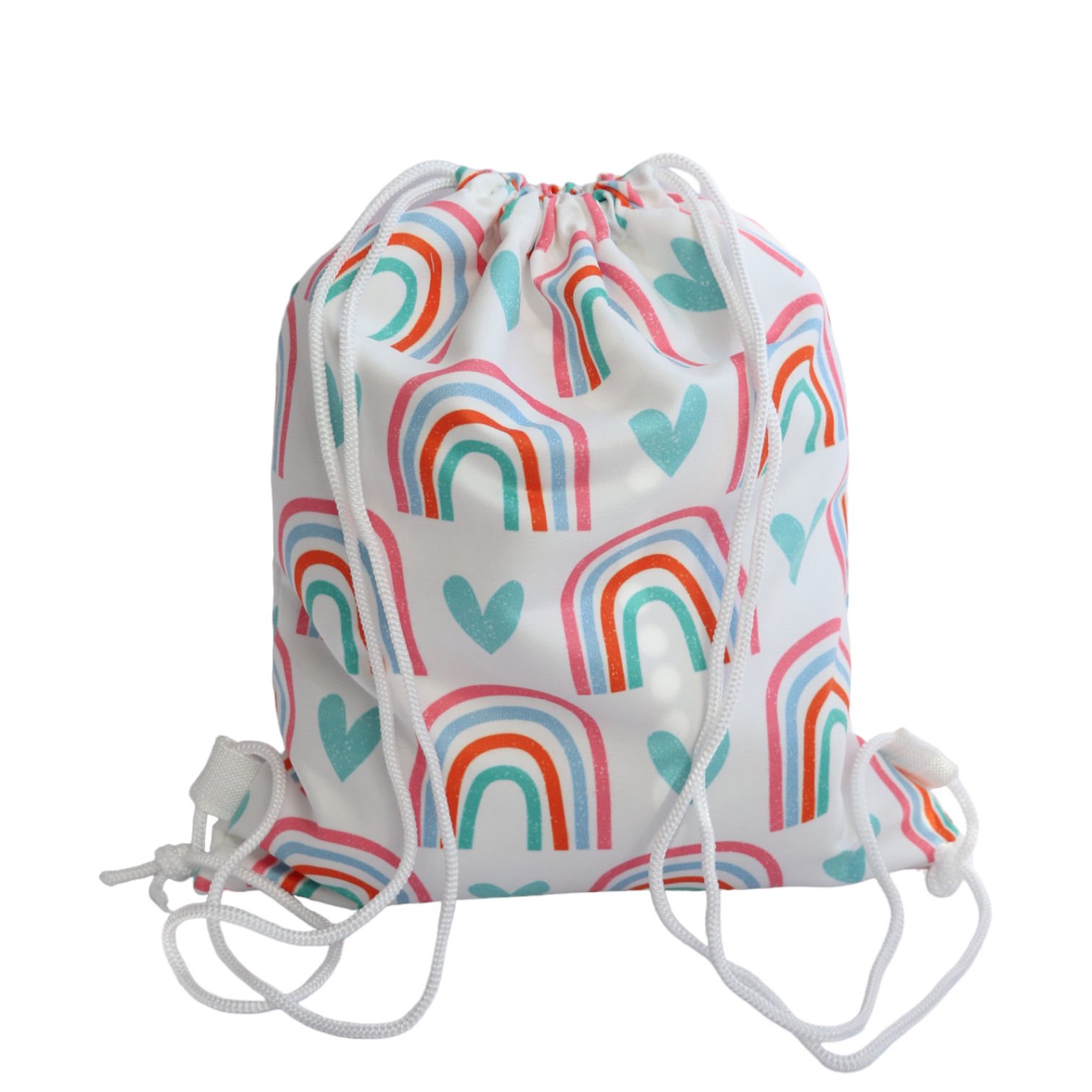 Eski Gökkuşağı Desen Spor Çantası